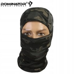 Termoaktīvā balaklava, Dominator, Ninja, Black Multitarn цена и информация | Мужские шарфы, шапки, перчатки | 220.lv