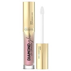 Lūpu spīdums Eveline Cosmetics Diamond Glow Lip Luminizer, 08 Honey Glam, 4,5 ml cena un informācija | Lūpu krāsas, balzāmi, spīdumi, vazelīns | 220.lv