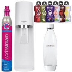 SodaStream Terra White sūcējs + viena pudele + bolero cena un informācija | Gāzētā ūdens aparāti | 220.lv