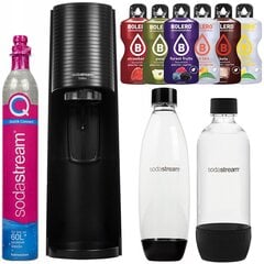 SodaStream Terra Black viena pudele + SodaStream Black pudele (dek) + Bolero cena un informācija | Gāzētā ūdens aparāti | 220.lv