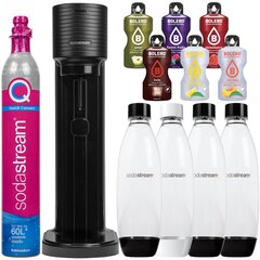 SodaStream Gaia Titan sūcējs viena pudele + SodaStream pudeles 3x 1L Fuse + bolero cena un informācija | Gāzētā ūdens aparāti | 220.lv