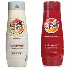 SodaStream sīrupi Schwip Schwap bez cukura 440ml + Schwip Schwap Cola Orange cena un informācija | Gāzētā ūdens aparāti | 220.lv