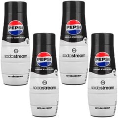 4x SodaStream Pepsi Max sīrups bez cukura 440ml cena un informācija | Gāzētā ūdens aparāti | 220.lv