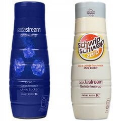 SodaStream Cola sīrups bez cukura 440ml+SodaStream Schwip sīrups bez cukura 440ml цена и информация | Аппараты для газирования воды | 220.lv