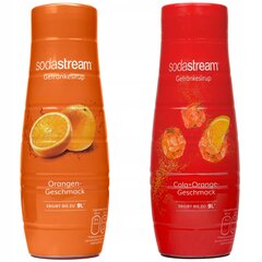 SodaStream Classics apelsīnu sīrups 440ml, SodaStream Cola + apelsīns 440ml cena un informācija | Gāzētā ūdens aparāti | 220.lv