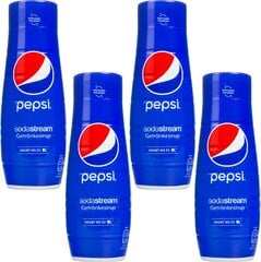 4x SodaStream Pepsi sīrups цена и информация | Аппараты для газирования воды | 220.lv