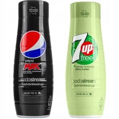 SodaStream 7UP zero, Pepsi max sīrups cena un informācija | Gāzētā ūdens aparāti | 220.lv