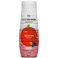 3x sīrups SodaStream SodaStream SodaStream Red Berries Zero 440ml + Elderflower Zero 440ml + Passionfruit Zero 440ml цена и информация | Аппараты для газирования воды | 220.lv