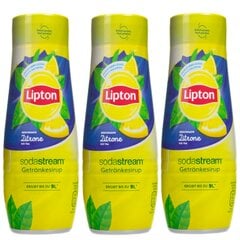 3x Lipton Ice Tea Lemon SodaStream sīrups 440ml цена и информация | Аппараты для газирования воды | 220.lv