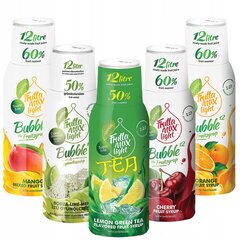 Sīrups FruttaMax ICE TEA CITRINOWA GREEN Light 500ml+LIMONKA MINT BEZ LIGHT 500ml+MANGO LIGHT 500ml+PARANUT LIGHT 500ml+Spring LIGHT 500ml cena un informācija | Gāzētā ūdens aparāti | 220.lv