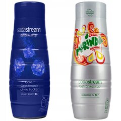 SodaStream Cola sīrups bez cukura 440ml+Mirinda bez cukura 440ml cena un informācija | Gāzētā ūdens aparāti | 220.lv