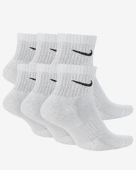 Nike Носки U Nk Everyday Csh Ankl 6Pr White SX7669 100 цена и информация | Мужские носки | 220.lv