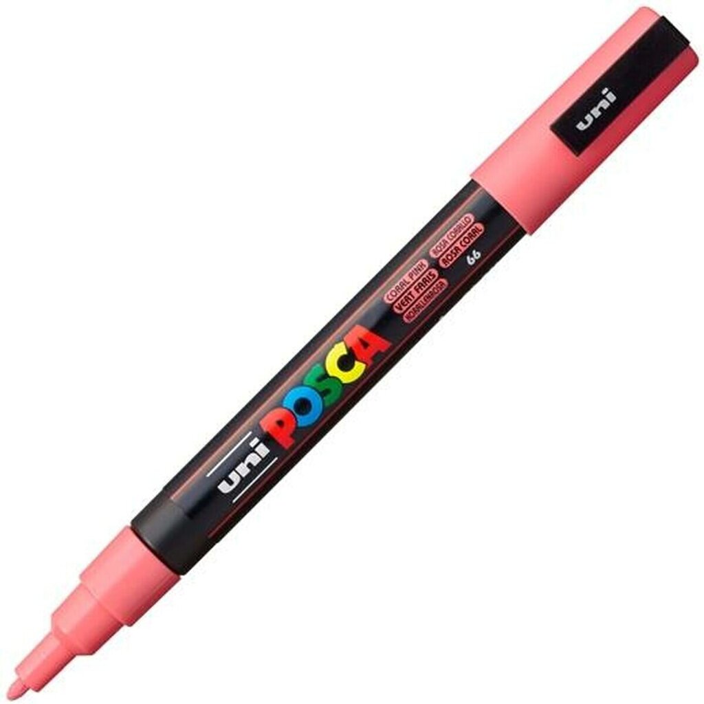 Marķieris POSCA PC-3M Coral Rozā (6 gb.) цена и информация | Kancelejas preces | 220.lv