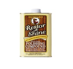 Sagatavošana augstas spīduma pakāpes koka pulēšanai, Howard, Restor-A-Shine Polishing Compound 473 ml cena un informācija | Impregnanti, kopšanas līdzekļi | 220.lv