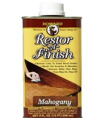 Mēbeļu renovators, Howard, Restor-A-Finish 236 ml, Mahogany cena un informācija | Impregnanti, kopšanas līdzekļi | 220.lv