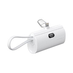 FORCELL F-ENERGY Power Plug F5K3 (5000 mAh) Lightning 8-pin PD 20W - Balts cena un informācija | Lādētāji-akumulatori (Power bank) | 220.lv