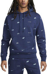 Nike Свитер для мужчин M Nk Club+ Bb Po Hoodie Fleece Blue FB7434 410 FB7434 410/M цена и информация | Мужские толстовки | 220.lv