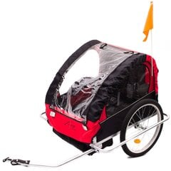 Velosipēda piekabe Vivo Voyager BT-004, melna cena un informācija | Velosipēdu piekabes, rati | 220.lv