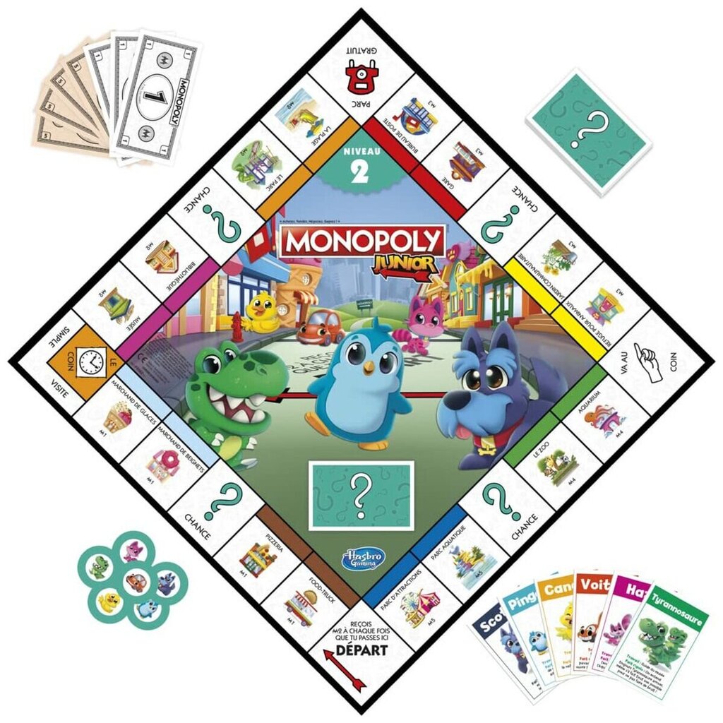 Spēlētāji Monopoly Junior (FR) cena un informācija | Galda spēles | 220.lv