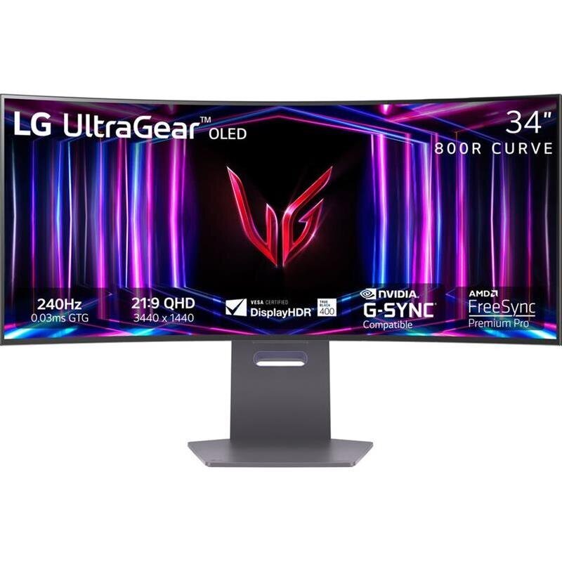 LG 34GS95QE-B cena un informācija | Monitori | 220.lv