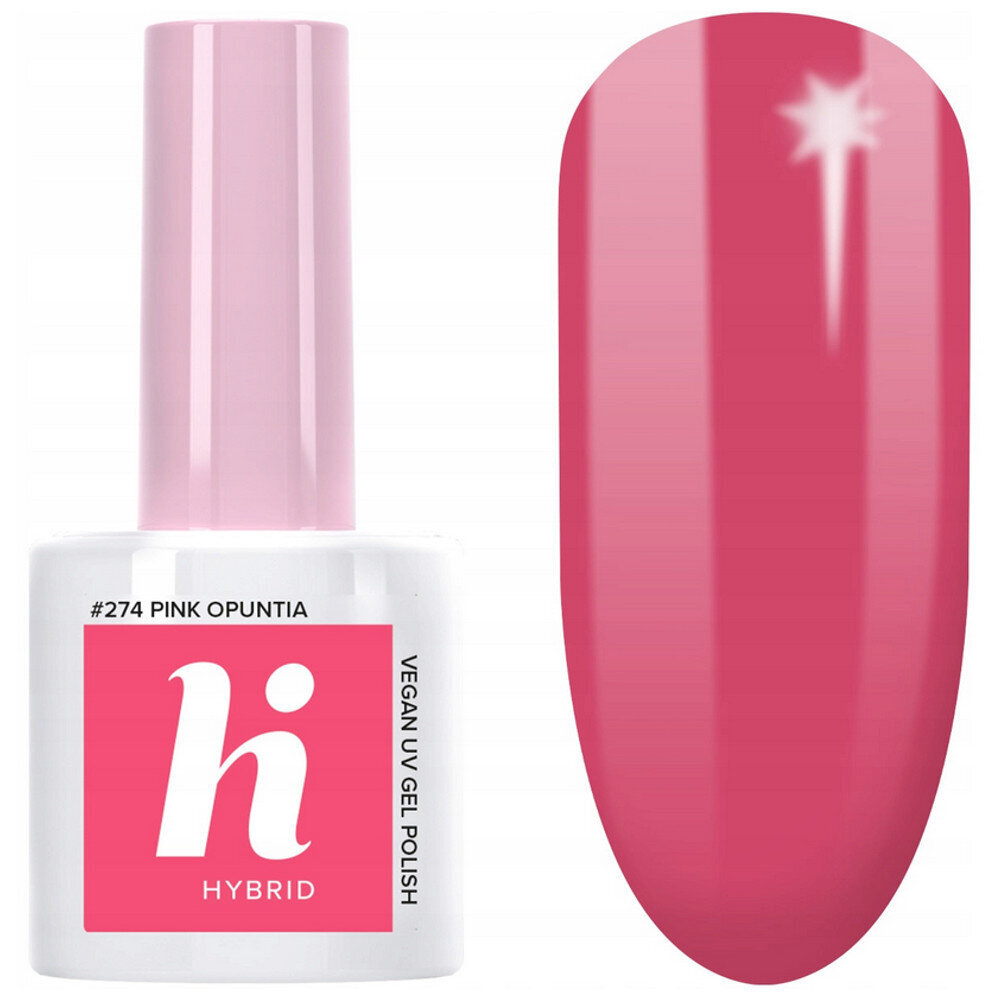 Hibrīda nagu laka Hi Hybrid, 274 Pink Opuntia, 5 ml цена и информация | Nagu lakas, stiprinātāji | 220.lv