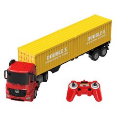 RC kravas automašīna Double Eagle Mercedes-Benz Arocs E664-003, dzeltena/sarkana cena un informācija | Rotaļlietas zēniem | 220.lv