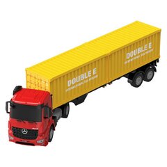 RC kravas automašīna Double Eagle Mercedes-Benz Arocs E664-003, dzeltena/sarkana cena un informācija | Rotaļlietas zēniem | 220.lv