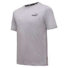 Ess small logo tee puma 58666803 vīriešiem pilka men's grey цена и информация | Футболки мужские | 220.lv