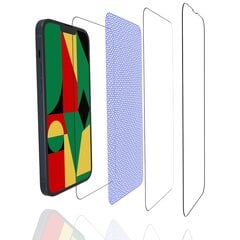 Aizsargstikls aizsargplēve ekrāna aizsargs 3D 9H pielāgots maciņam priekš Apple iPhone 13/13 Pro/14 3 gab cena un informācija | Ekrāna aizsargstikli | 220.lv