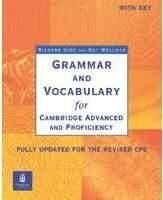 Grammar and Vocabulary for Cambridge Advanced (CAE) and Proficiency (CPE) with Answer Key cena un informācija | Svešvalodu mācību materiāli | 220.lv