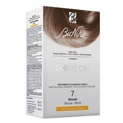 Стойкая краска для волос BioNike SHINE ON color BLOND 7, один набор цена и информация | Краска для волос | 220.lv