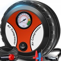 Портативный электрический воздушный компрессор, Air Compressor DC 12V цена и информация | Авто принадлежности | 220.lv