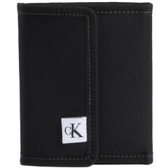 Calvin Klein Jeans vīriešu melns naudas maks K50K511122-BDS цена и информация | Мужские кошельки | 220.lv