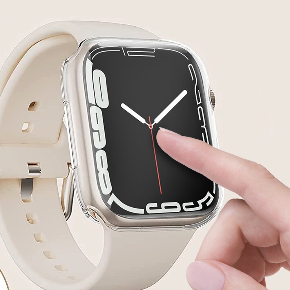 Futrālis Mīksts universāls TPU korpusa vāciņš Apple Watch Iwatch sērijai 3 2 1 38 mm Īpaši plāns caurspīdīgs rāmis priekš iwatch cena un informācija | Viedpulksteņu un viedo aproču aksesuāri | 220.lv