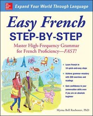 Easy French Step-by-Step cena un informācija | Svešvalodu mācību materiāli | 220.lv