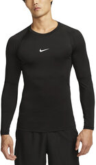 Nike T-krekli Vīriešiem M Np Df Tight Top Ls Black FB7919 010 FB7919 010/XL cena un informācija | Vīriešu jakas | 220.lv