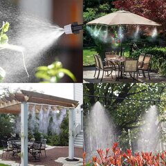 Система туманного орошения GARDEN WATER CURTAIN распылительный полив 10 м длинный шланг цена и информация | Оборудование для полива | 220.lv