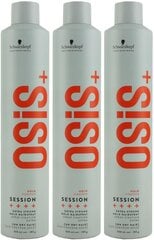 Schwarzkopf Osis+ Session Extra Strong 500ml X 3 pudeles cena un informācija | Matu veidošanas līdzekļi | 220.lv