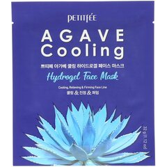 Komplektā 5 Petitfee Agave Cooling Hydrogel Sejas maskas цена и информация | Маски для лица, патчи для глаз | 220.lv