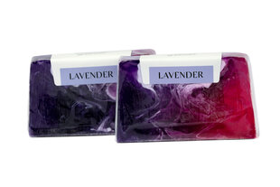 Glicerīna ziepes LAVENDER, Greenum, 2x 100 g цена и информация | Мыло | 220.lv