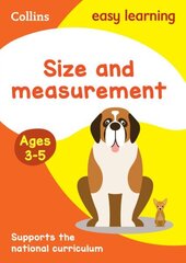 Size and Measurement Ages 3-5: Ideal for Home Learning цена и информация | Книги для подростков и молодежи | 220.lv