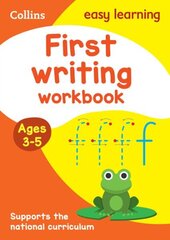 First Writing Workbook Ages 3-5: Ideal for Home Learning цена и информация | Книги для подростков и молодежи | 220.lv