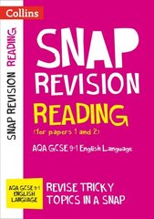 AQA GCSE 9-1 English Language Reading (Papers 1 & 2) Revision Guide: Ideal for the 2025 and 2026 Exams cena un informācija | Grāmatas pusaudžiem un jauniešiem | 220.lv