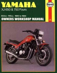 Yamaha XJ650 & 750 Fours (80 - 84) Haynes Repair Manual cena un informācija | Ceļojumu apraksti, ceļveži | 220.lv