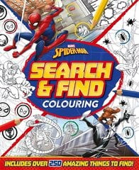 Marvel Spider-Man: Search & Find Colouring cena un informācija | Grāmatas mazuļiem | 220.lv