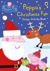 Peppa Pig: Peppa's Christmas Fun Sticker Activity Book cena un informācija | Grāmatas mazuļiem | 220.lv