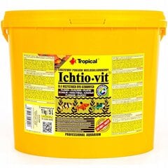 Zivju barība Tropical Ichtio-Vit 5L, 1kg cena un informācija | Zivju barība | 220.lv