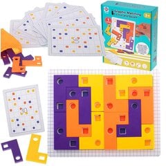 Tetris puzles spēle + kārtis KidsPro cena un informācija | Attīstošās rotaļlietas | 220.lv