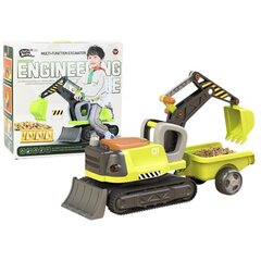 Braucamais traktors Lean Toys, zaļš цена и информация | Игрушки для мальчиков | 220.lv