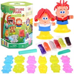 Radošais plastilīna komplekts Ganību parks, 16 gab. цена и информация | Развивающие игрушки | 220.lv